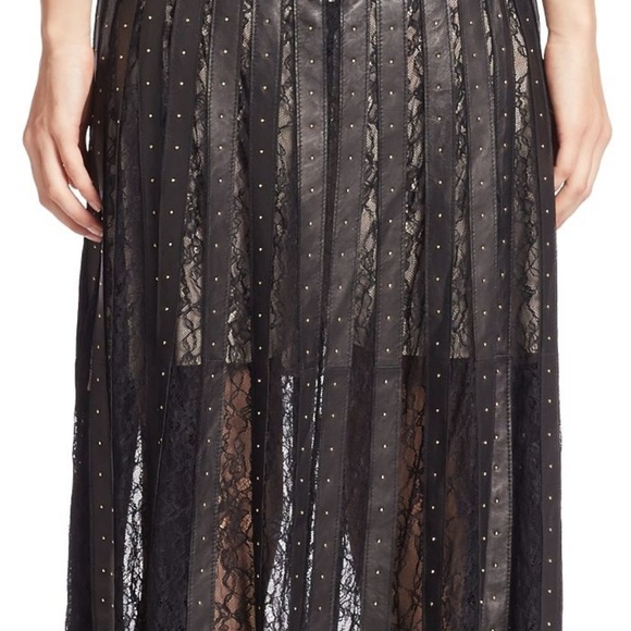 Alice & Olivia Leather & Lace - Picture 6 of 8